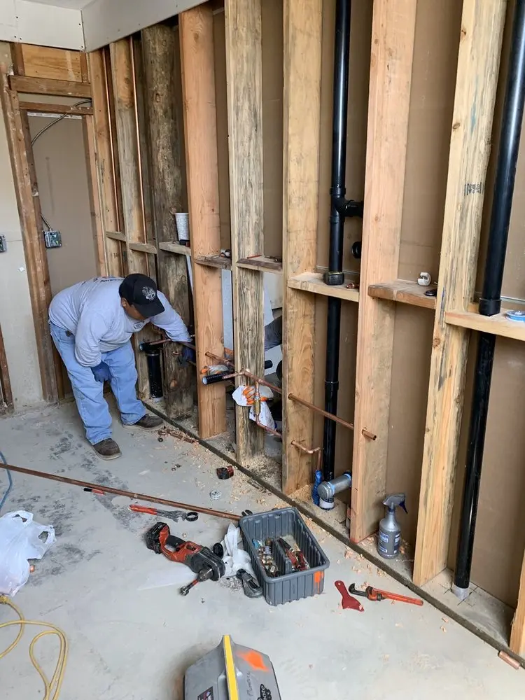 Commercial rough-in plumbing for Water Heater Replacement in Northview